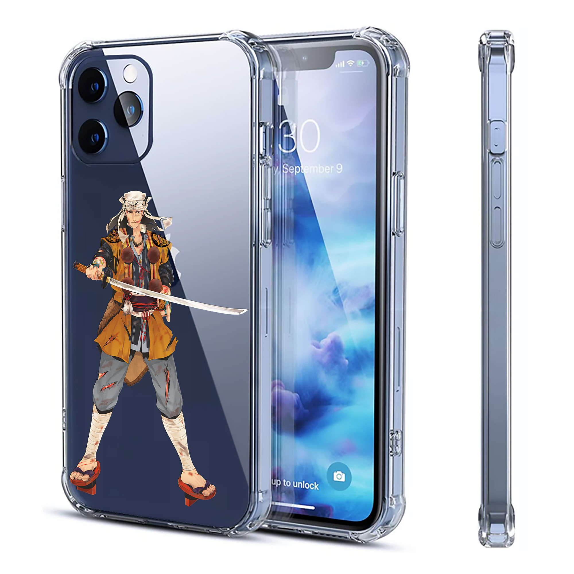 （画像用） 刀剣乱舞 Touken Ranbu 【iPhone 12シリーズ対応】透明スマホケース（クリアソフトケース）